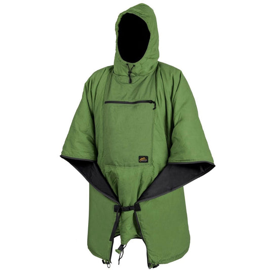 Ponczo Helikon Swagman Roll Climashield Apex z funkcją śpiwora - Grass Green