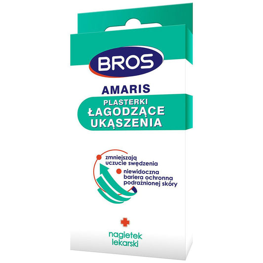 Plastry Bros Amaris łagodzące ukąszenia - 20 szt.