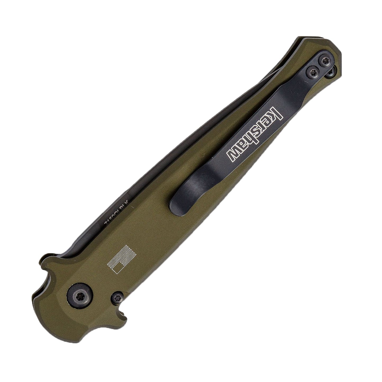 Nóż sprężynowy Kershaw Launch 8 Auto Stiletto Olive Black