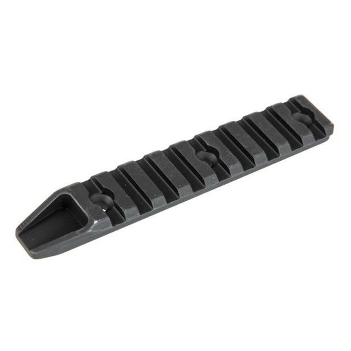 Szyna RIS 5KU na KeyMod/M-LOK 9 slotów - Czarna