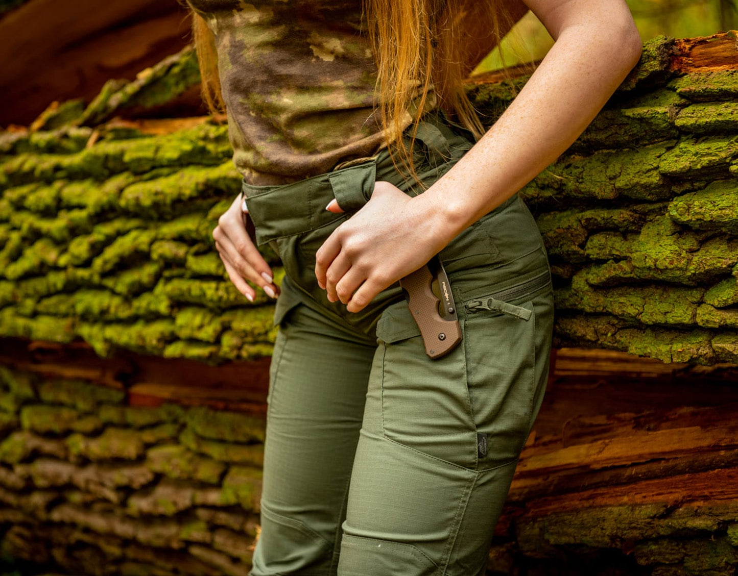 Spodnie damskie Helikon Women's UTP PolyCotton Rip-Stop - Olive Drab