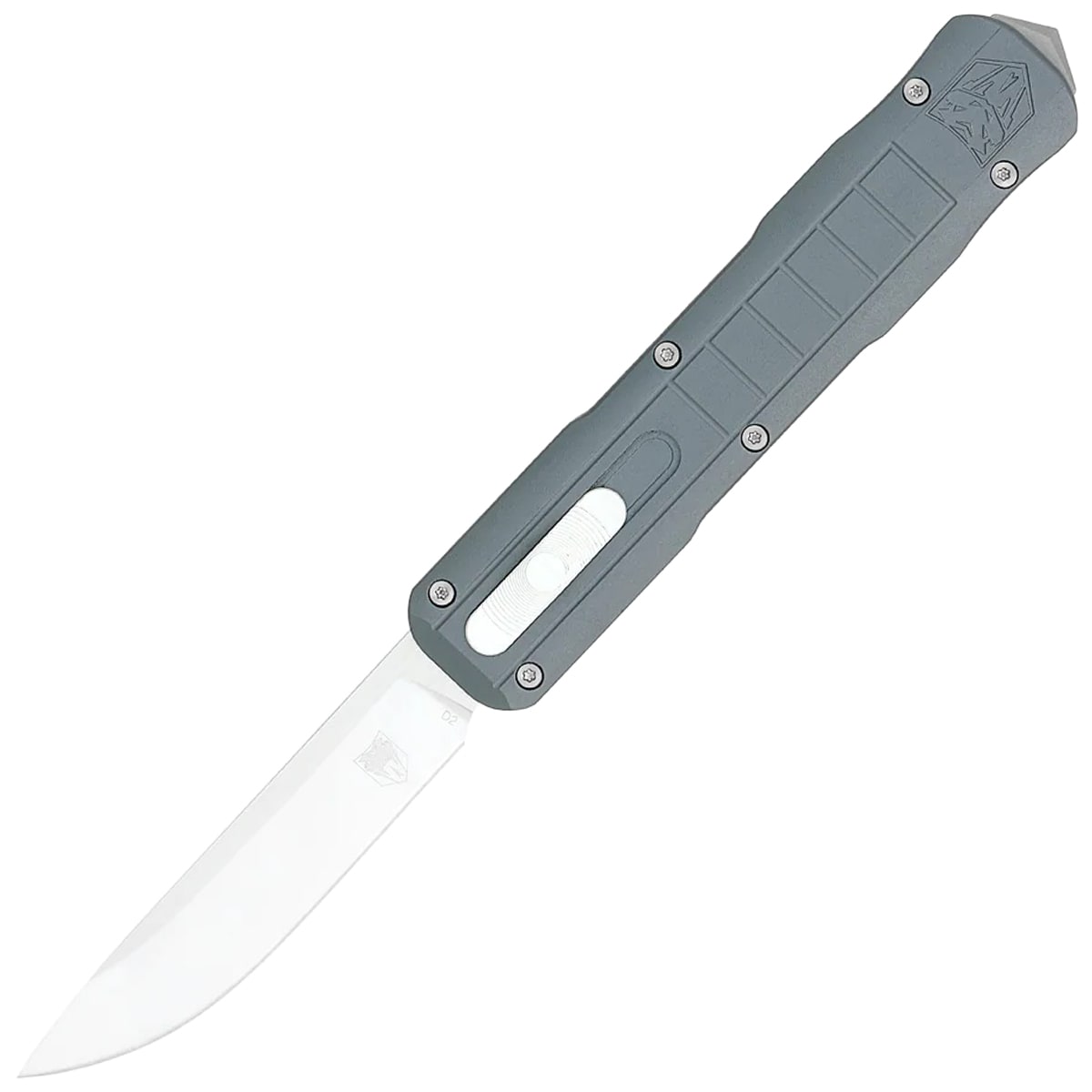 Nóż Sprężynowy CobraTec Raptor Drop-Point - Grey
