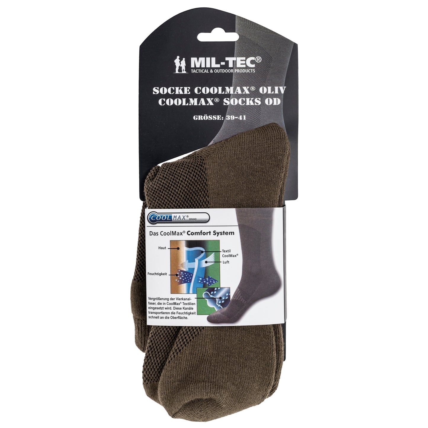 Skarpety Mil-Tec CoolMax - Olive