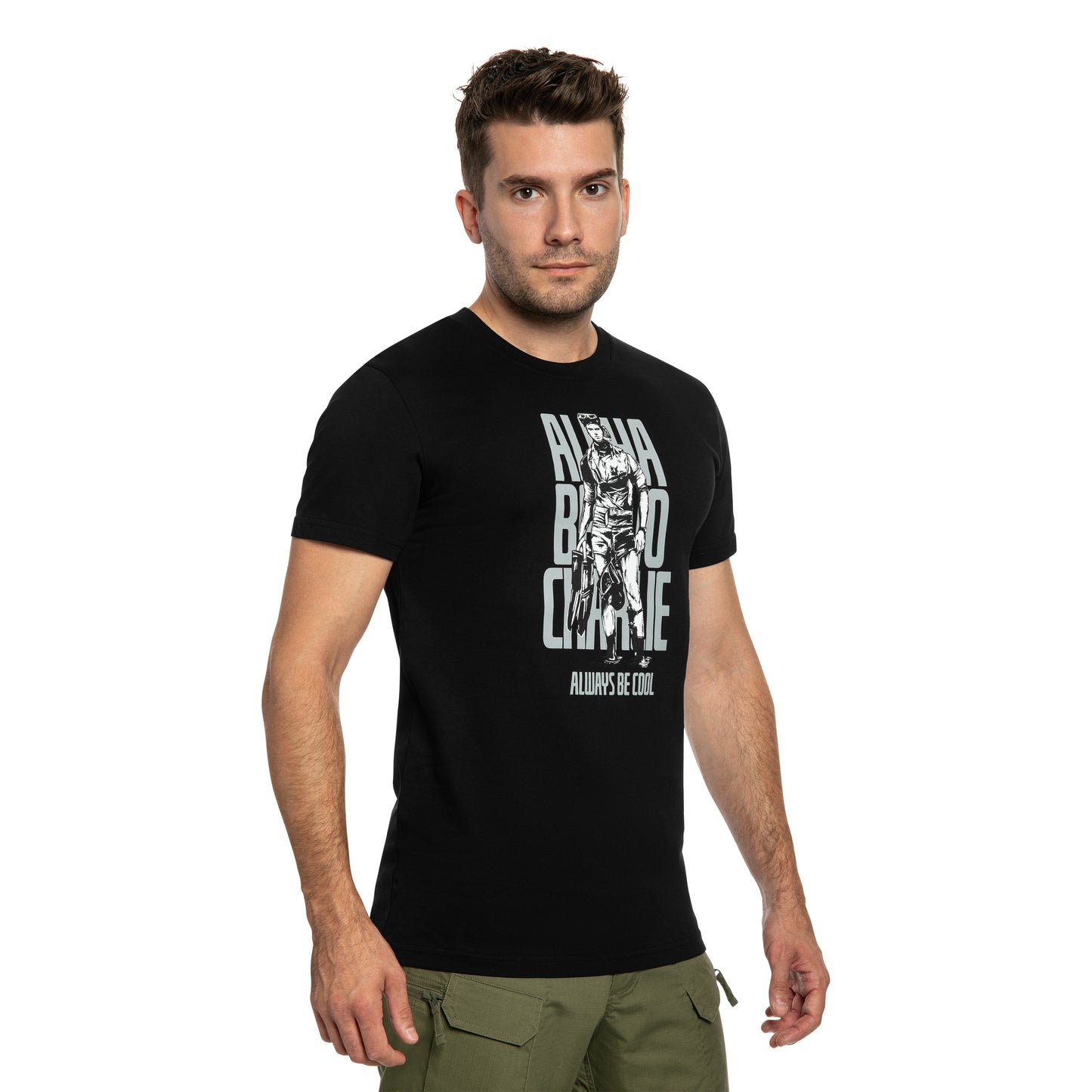 Koszulka T-Shirt Helikon ABC Alfa Bravo Charlie - Black