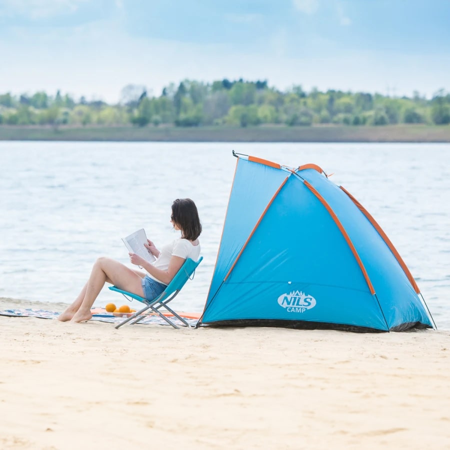 Namiot plażowy Nils Camp NC8030 - Niebieski
