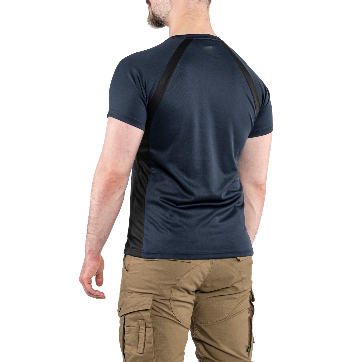 Koszulka termoaktywna Hi-Tec Maven - Sky Captain/Black