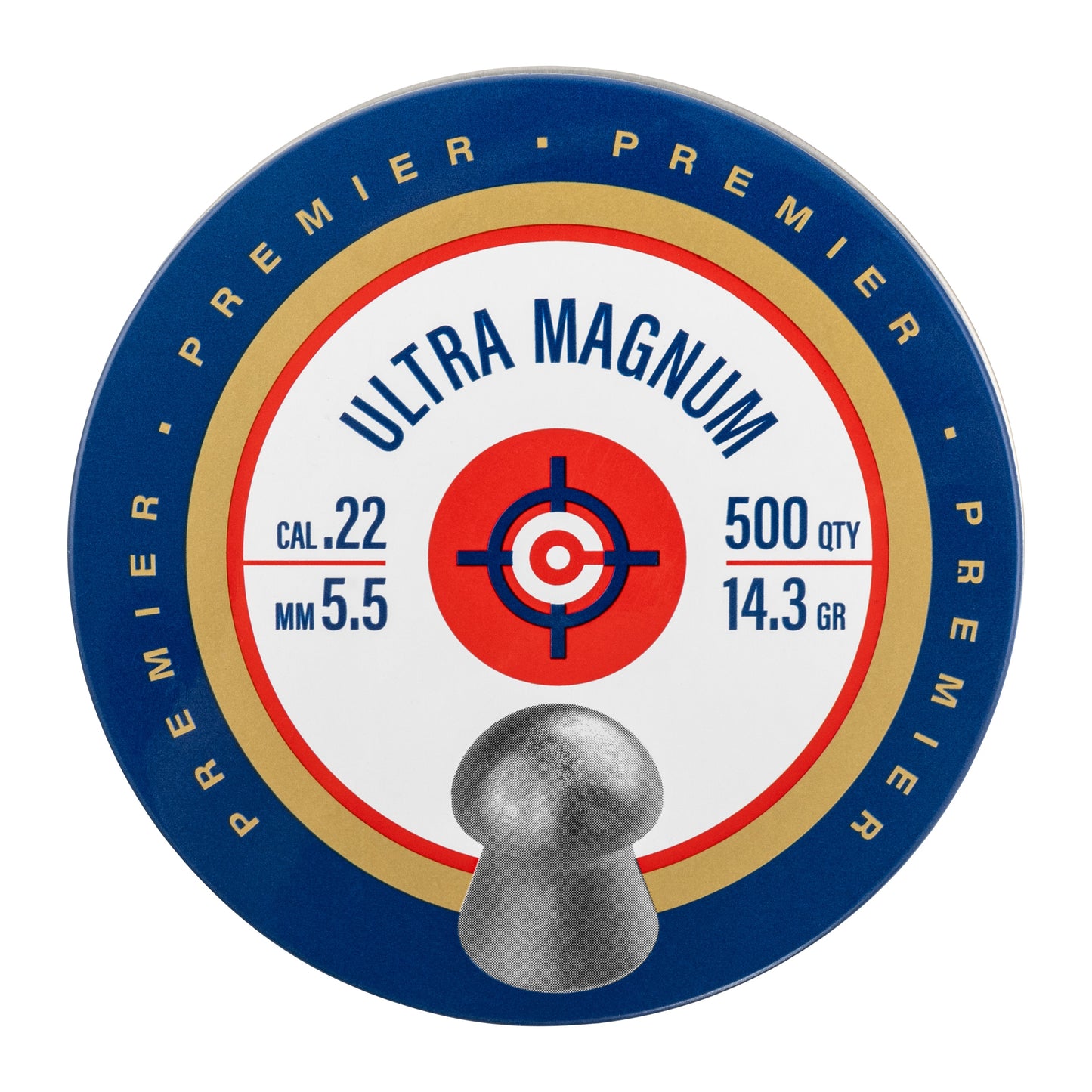 Śrut Premier Domed Ultra Magnum 5,5 mm 500 szt.