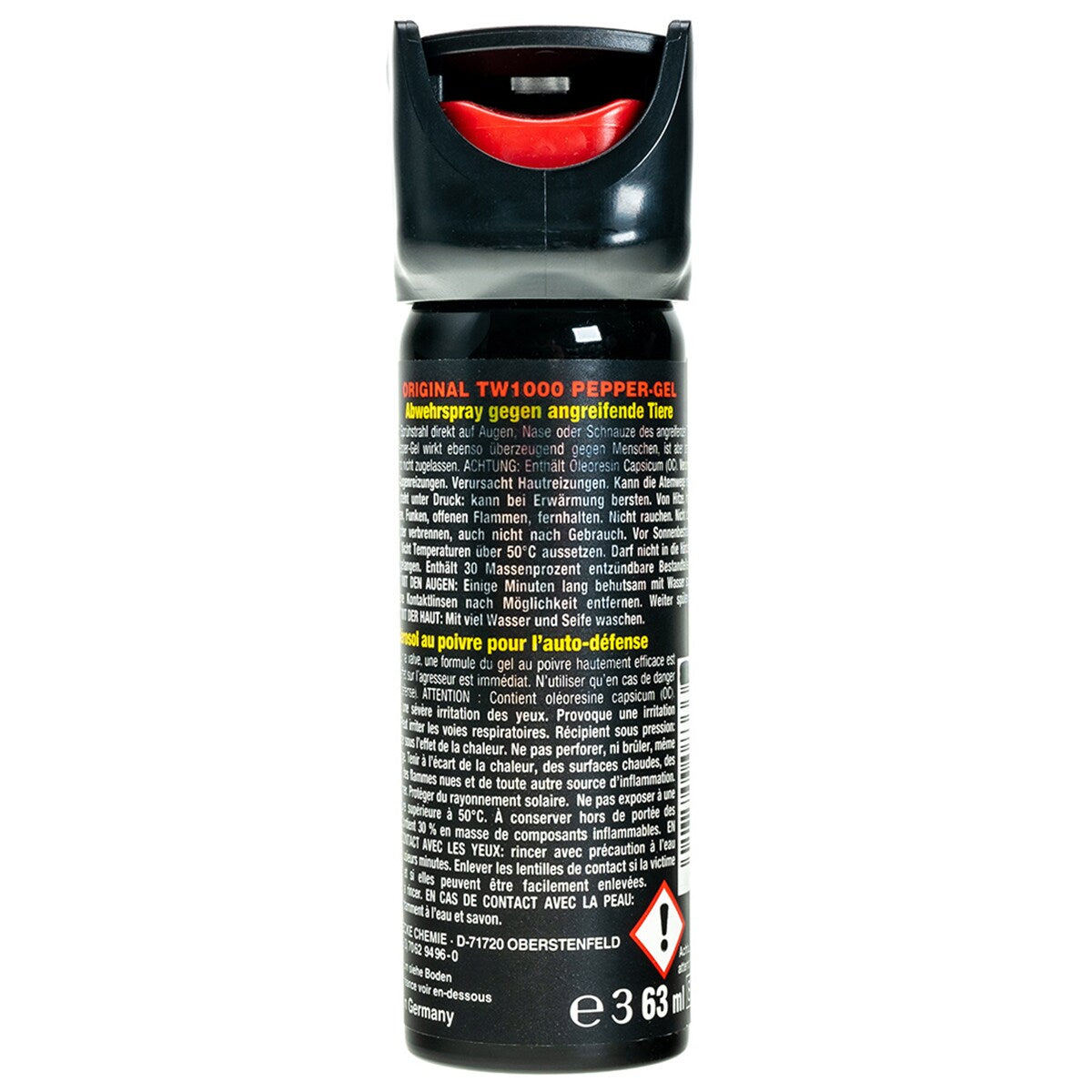 Gaz pieprzowy na zwierzęta TW 1000 Pepper Standard Gel 63 ml - żel (DE)