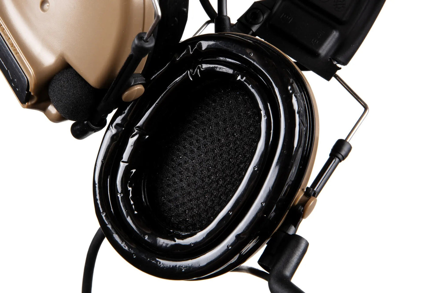 Ochronniki słuchu aktywne Tac-Sky Comtac III Headset Silicone Earmuffs - Flat Dark Earth
