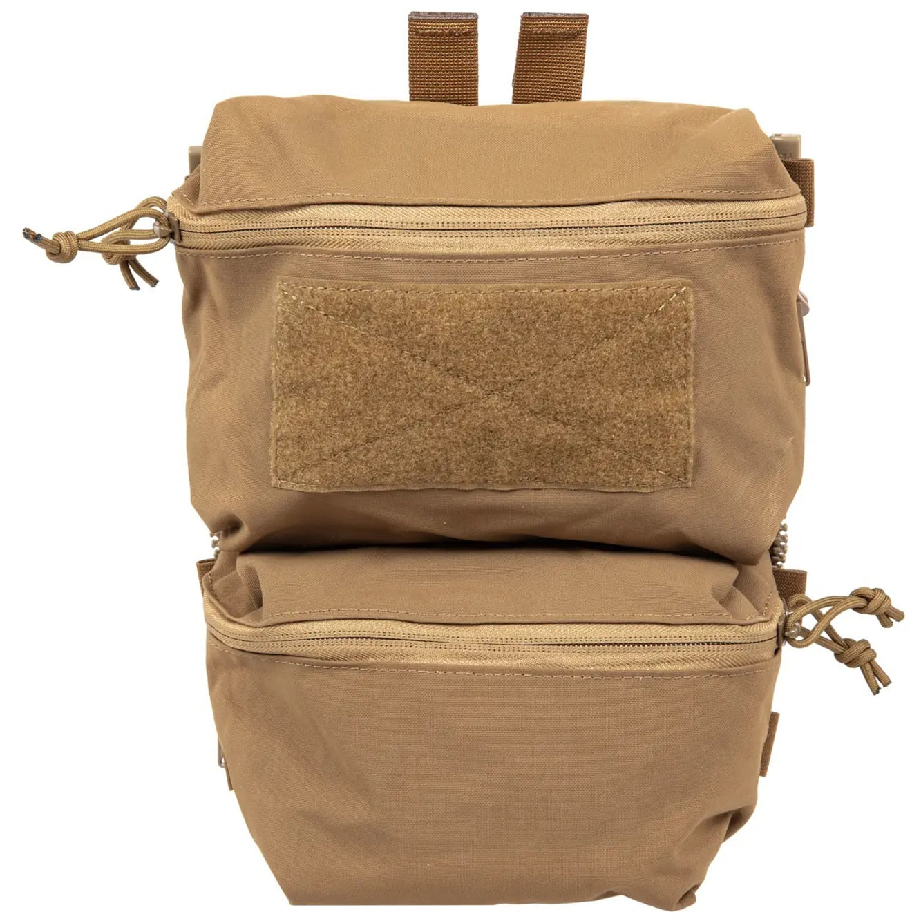 Panel tylny Wosport PC Back Panel Double Bag do kamizelki taktycznej V5 - Coyote Brown