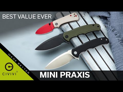 Nóż składany Civivi Mini Praxis Ultem - Bead Blasted/Black