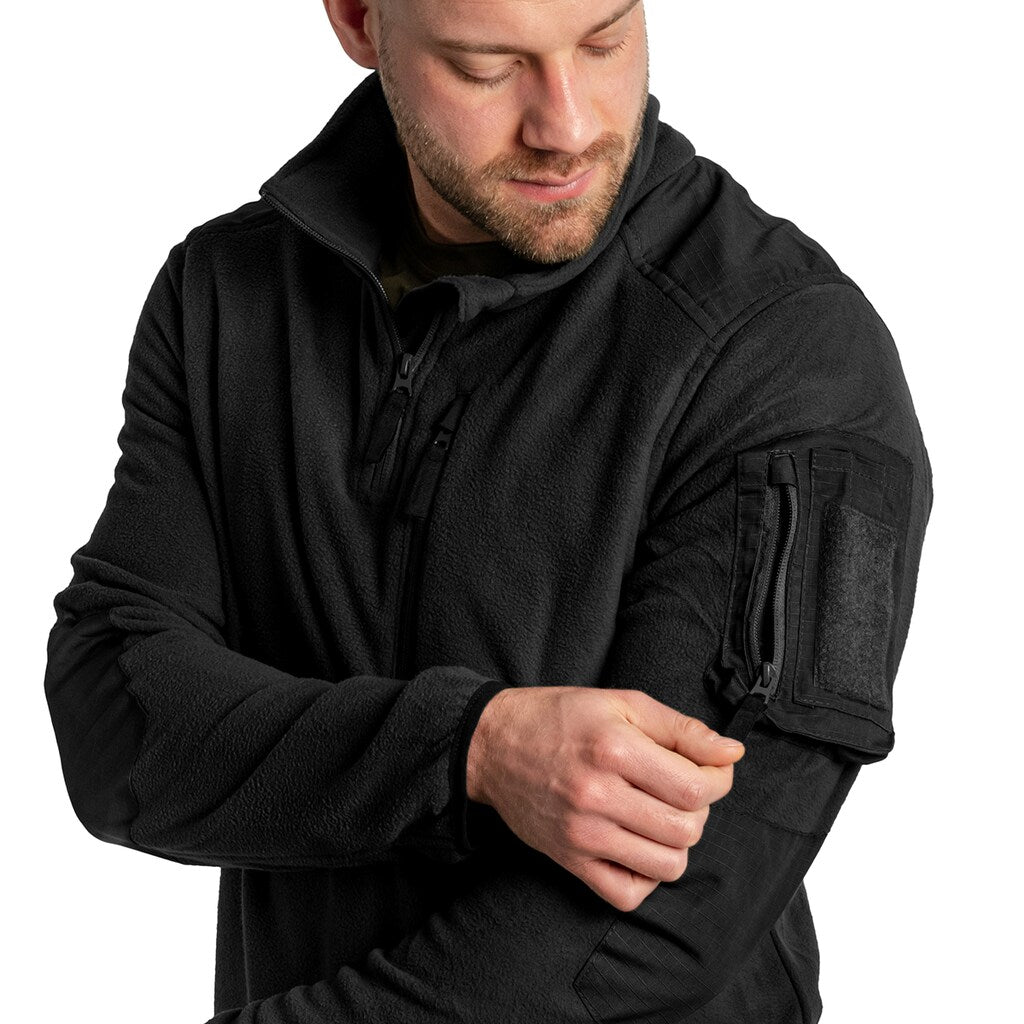 Polar Brandit Fleece Troyer Ripstop - Black