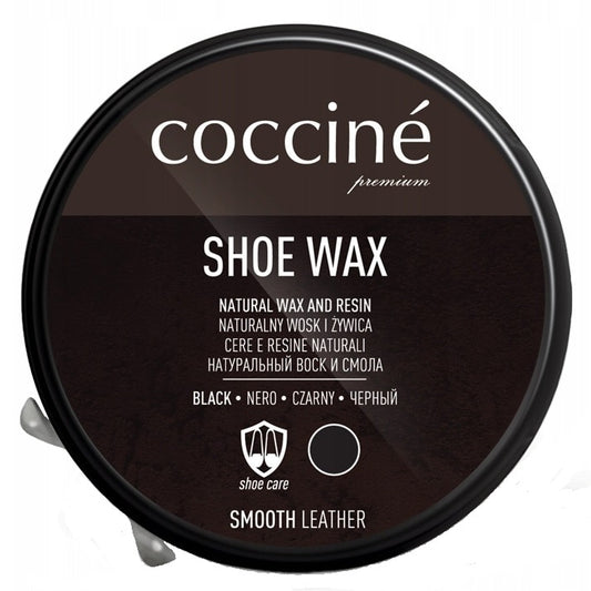 Pasta do butów Coccine Shoe Wax 40 g - czarny