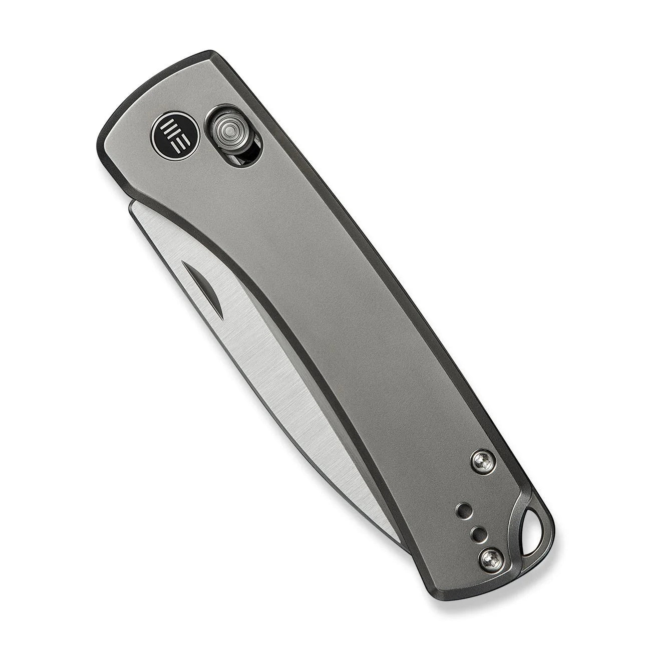 Nóż składany WE Knife Nightblade - Polished Bead Blasted Titanium