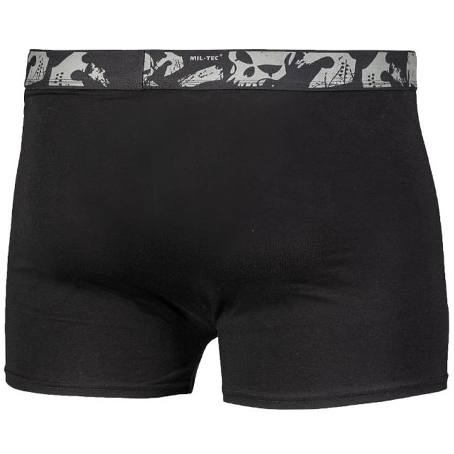 Bokserki Mil-Tec Skull Black - 2 szt.