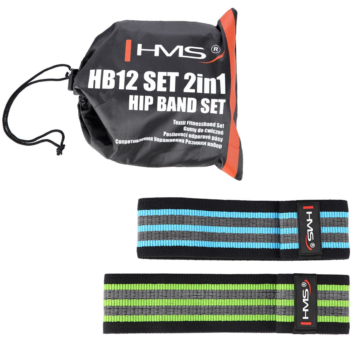 Zestaw gum do ćwiczeń HMS HB12 Set