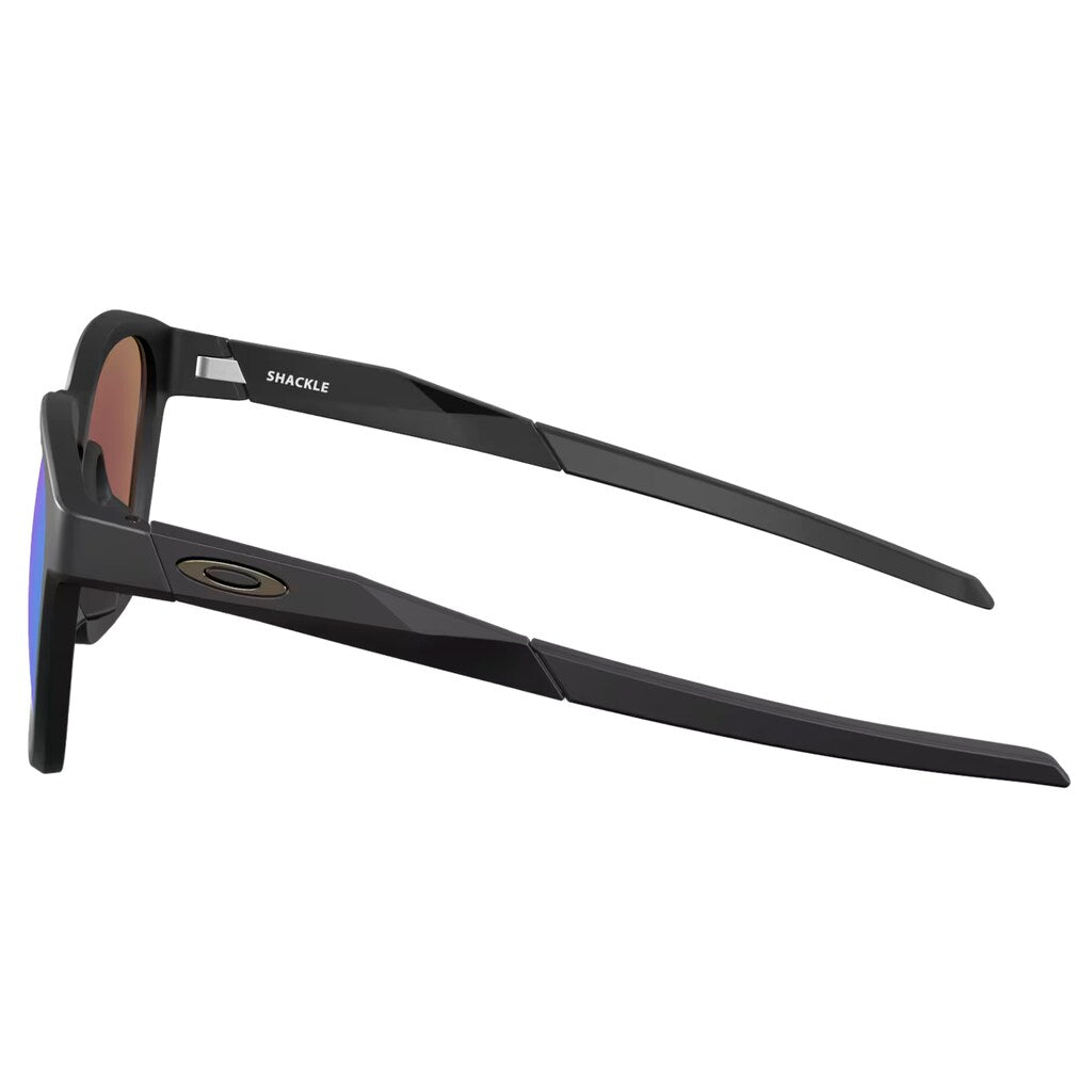 Okulary przeciwsłoneczne Oakley Shackle - Matte Black/Prizm Sapphire