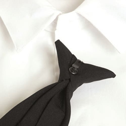 Krawat Mil-Tec Security Tie na klips - Black