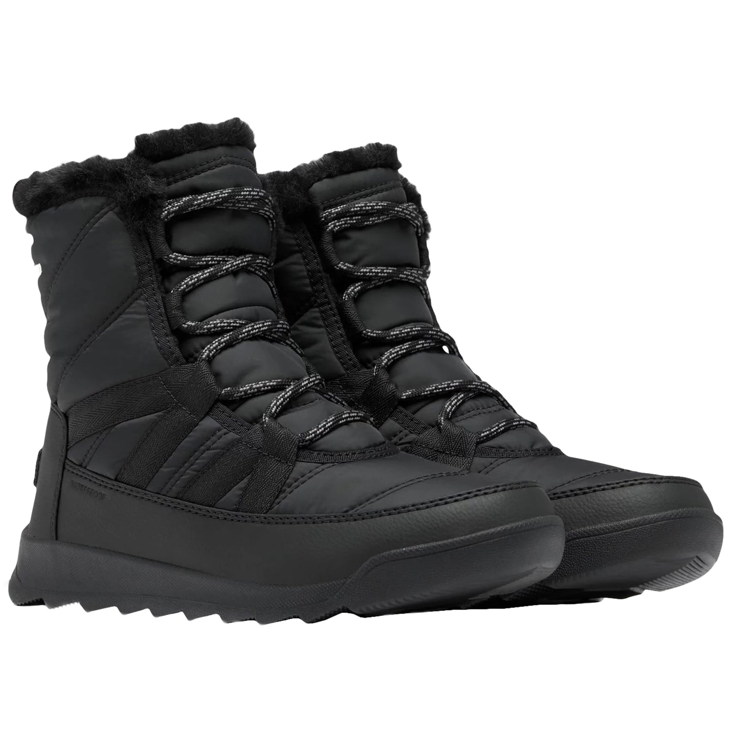 Buty damskie Sorel Whitney II Plus Lace WP - Black/Quarry