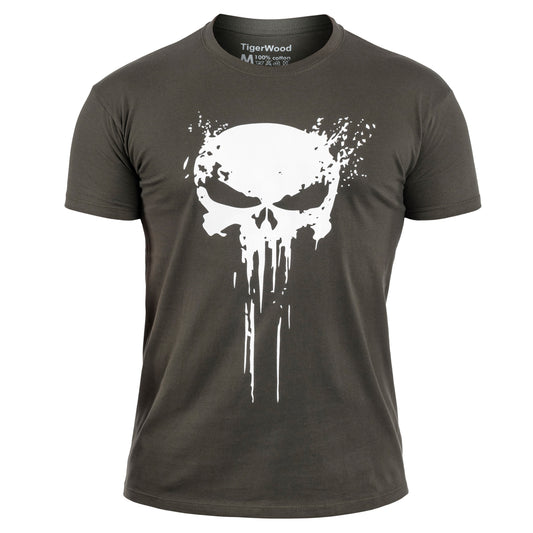 Koszulka T-shirt TigerWood Punisher - Khaki