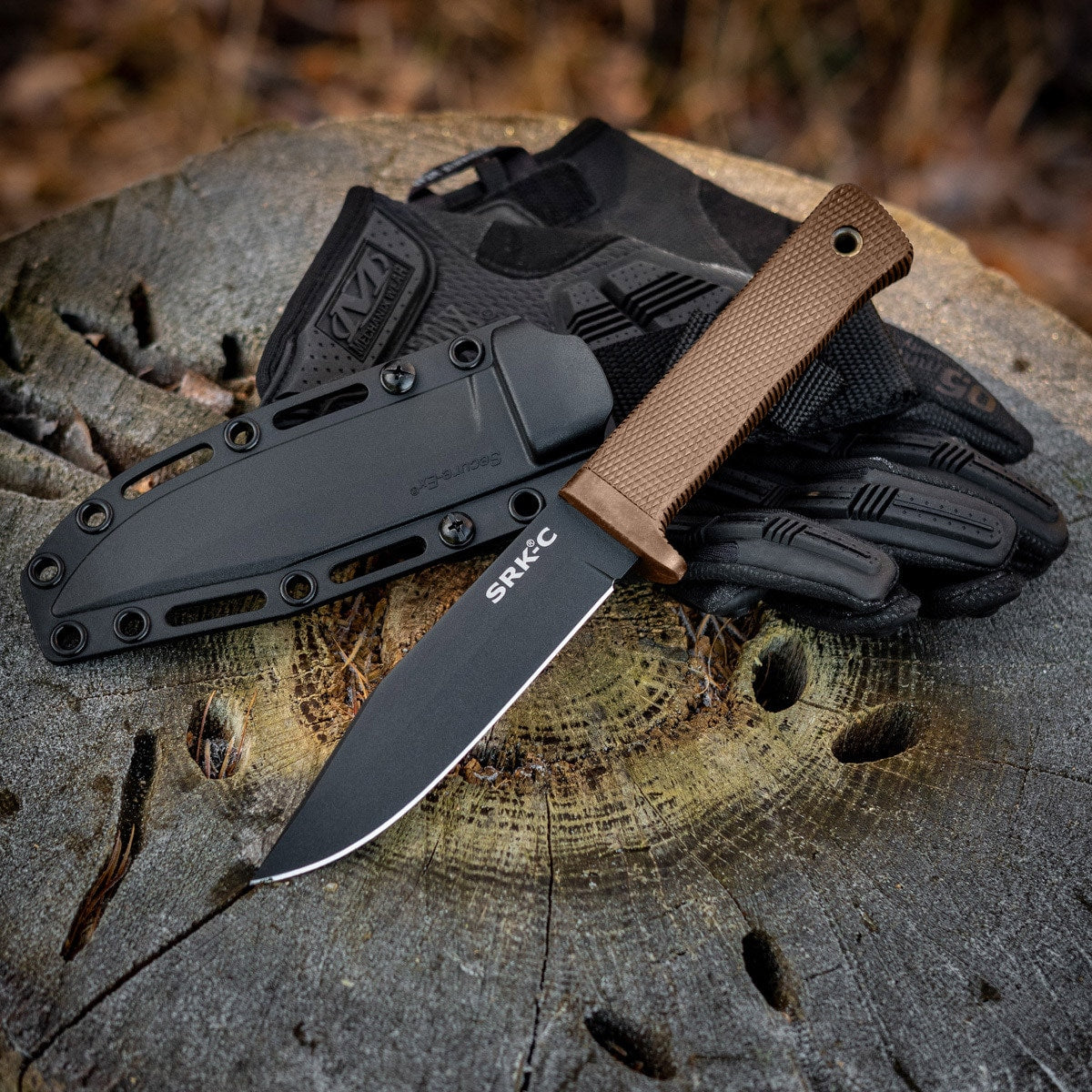 Nóż Cold Steel SRK Compact SK-5 - Desert Tan