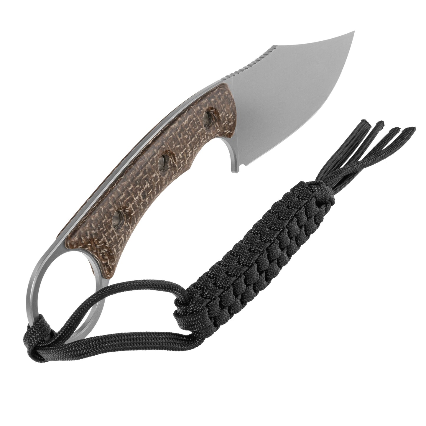 Nóż Civivi Midwatch N690 - Silver Bead Blasted/Brown Burlap Micarta