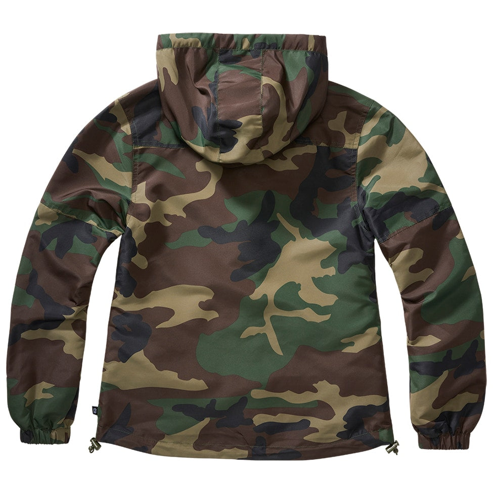 Kurtka damska Brandit Summer Windbreaker Frontzip - Woodland