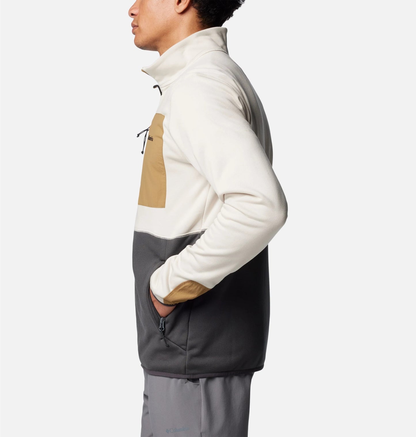 Polar Columbia Hike II Technical Fleece - Dark Stone/Shark/Delta