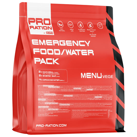 Racja żywnościowa Pro Ration Emergency Food/Water pack - Menu Vege