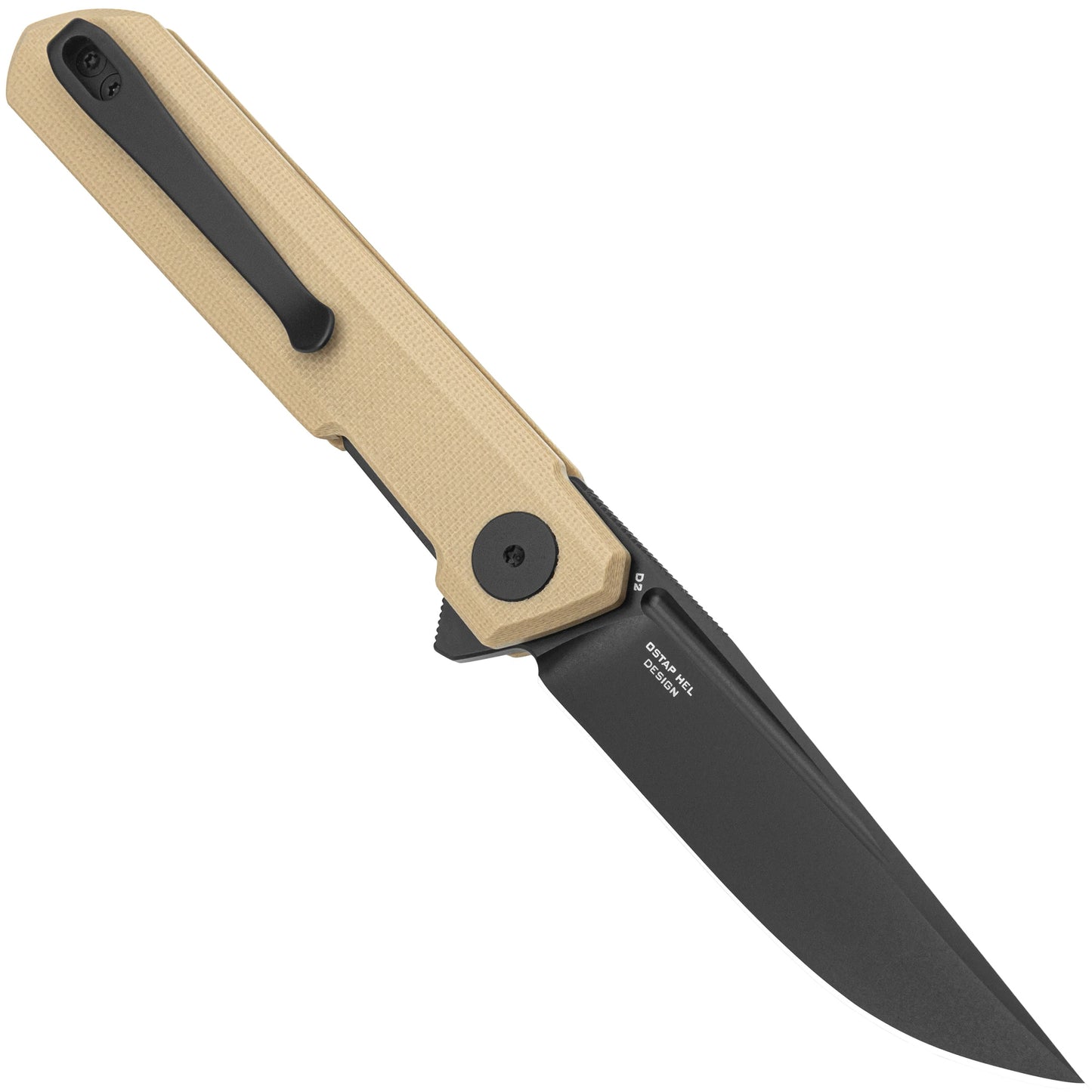 Nóż składany Bestechman Mini Dundee - Khaki/Black DLC
