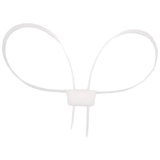 Kajdanki jednorazowe MFH 70 x 1,2 cm - White - 10szt.