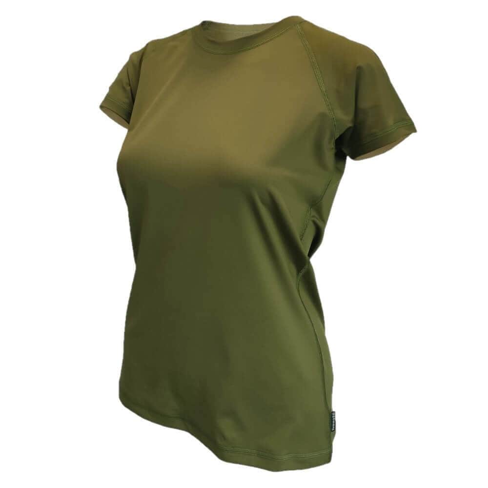 Koszulka T-shirt termoaktywna damska Haasta Raglan Olive