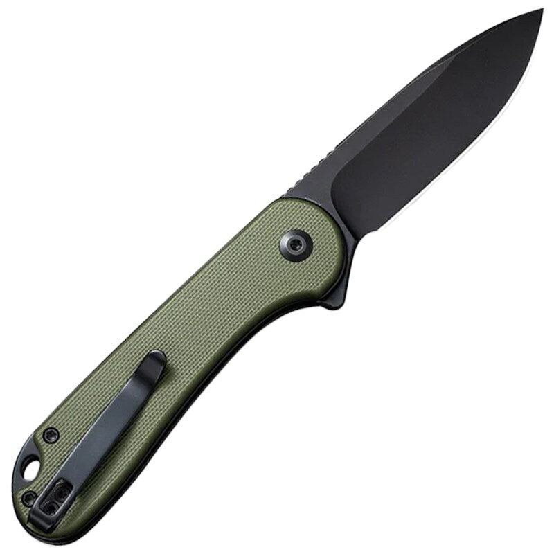 Nóż składany Civivi Elementum II Black Stonewashed - Green