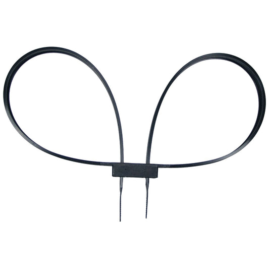 Kajdanki jednorazowe MFH 80 x 1,27 cm - Black - 10szt.