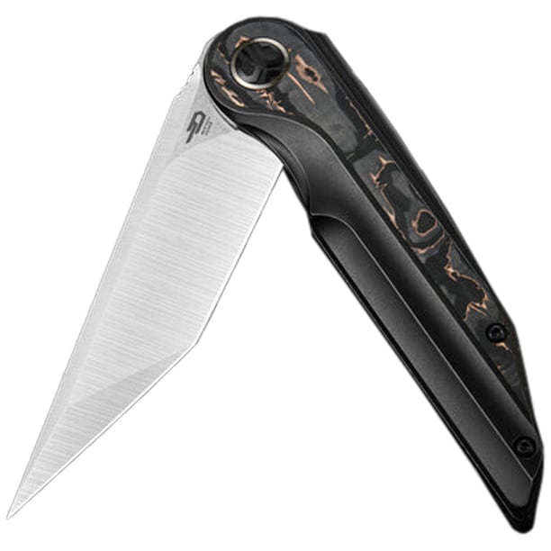 Nóż składany Bestech Knives Blind Fury - Satin/Black Bronzed Titanium Copper Carbon Fiber