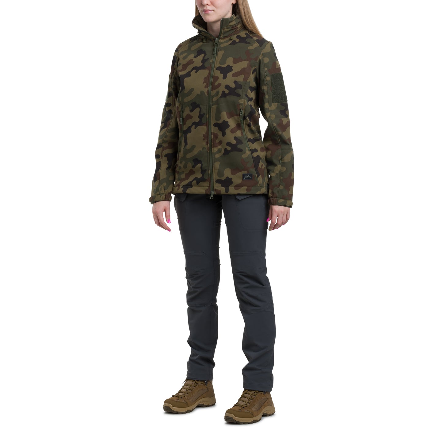 Kurtka damska Helikon Gunfighter Softshell - wz.93 Pantera PL Woodland