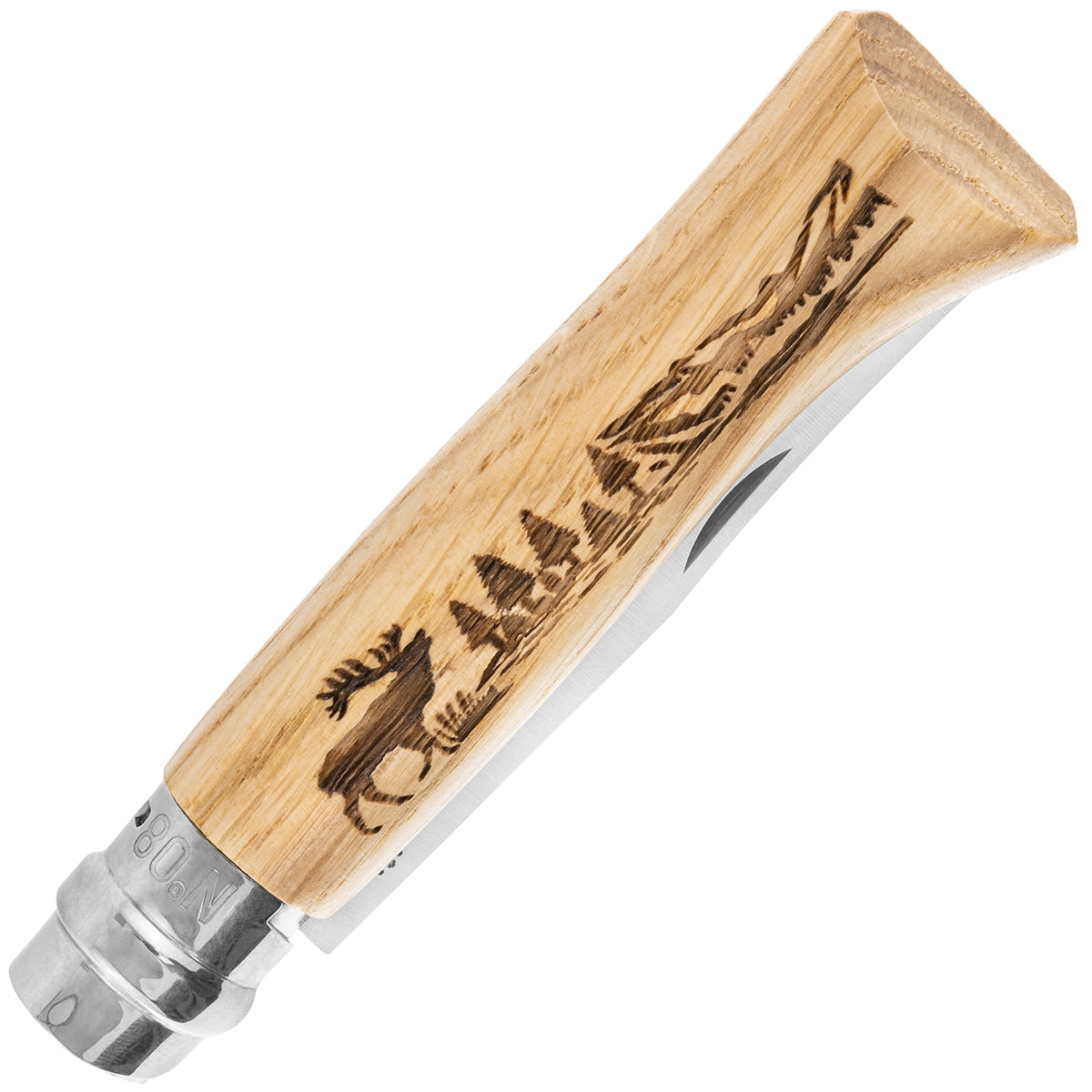 Nóż składany Opinel No.8 Animalia - Deer