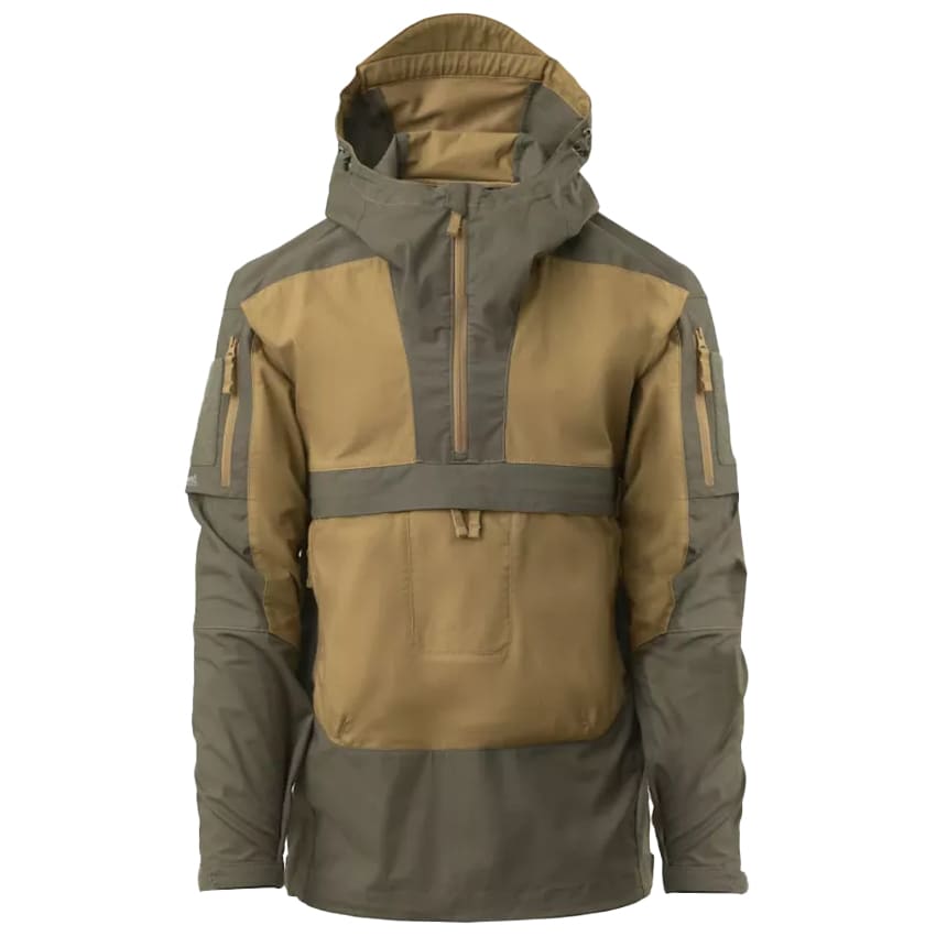 Kurtka Helikon Anorak Tracer PolyCotton Stretch Rip-Stop - Coyote/Tajga Green