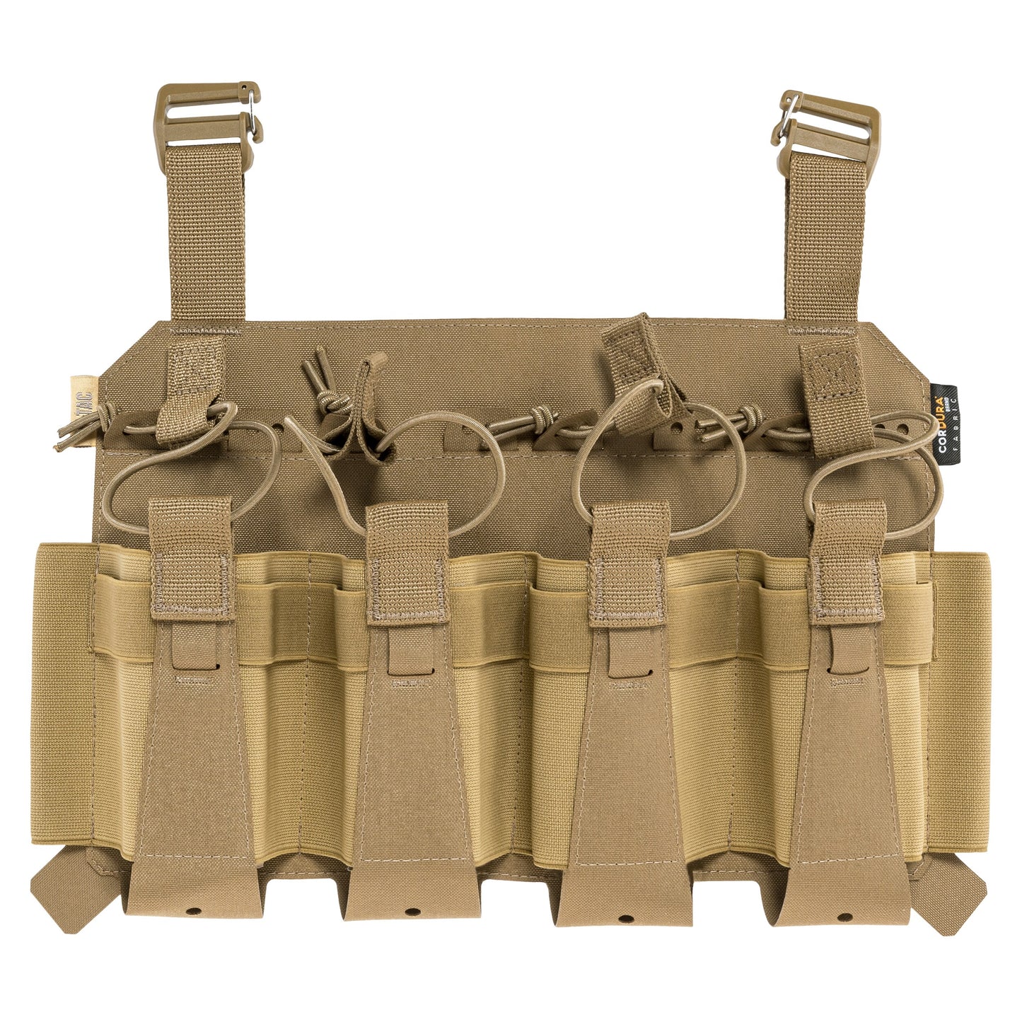 Panel przedni M-Tac na 4 magazynki do kamizelki Cuirass QRS XL - Coyote
