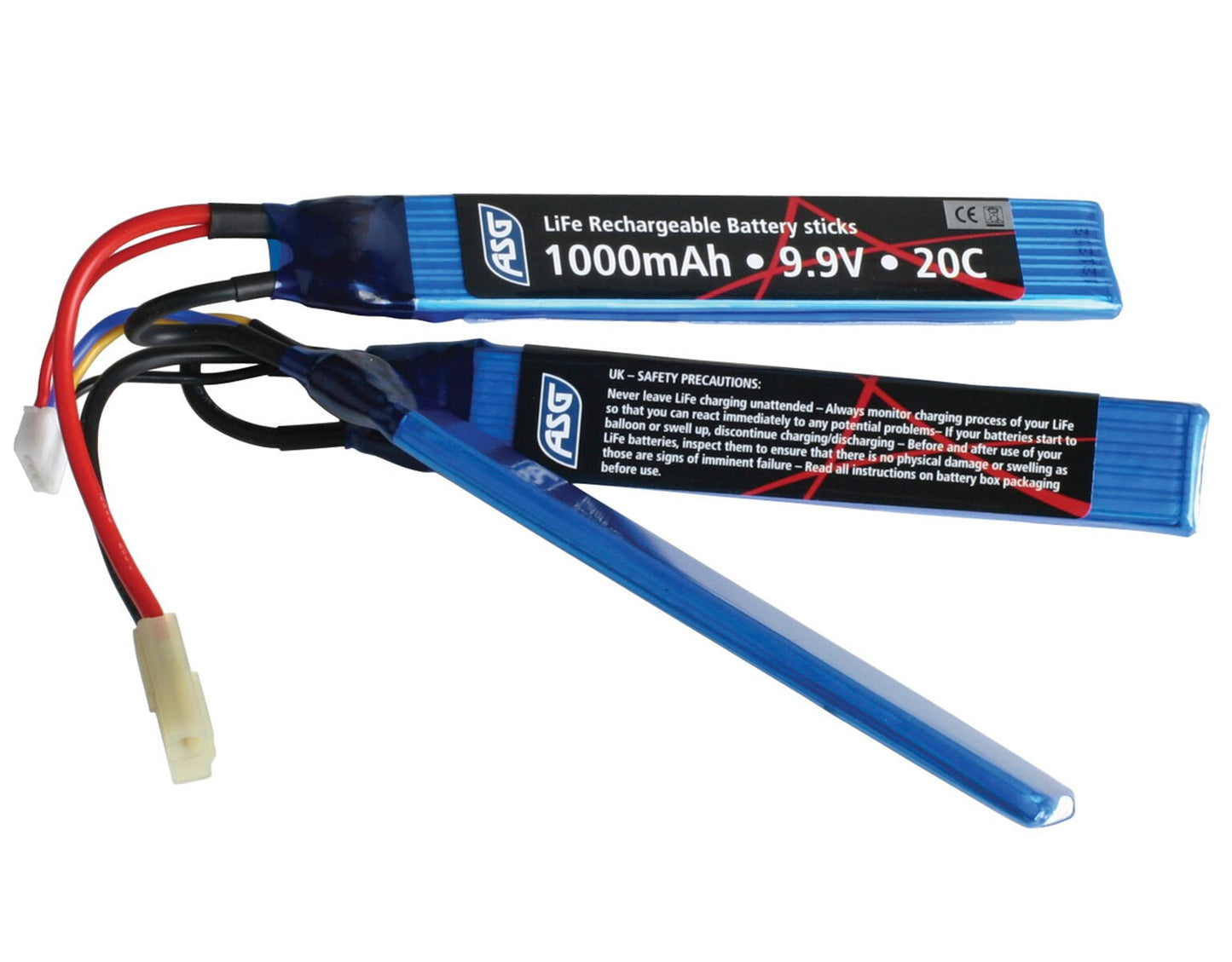 Akumulator ASG Li-Fe 9,9V 1000 mAh 20C - trójdzielny