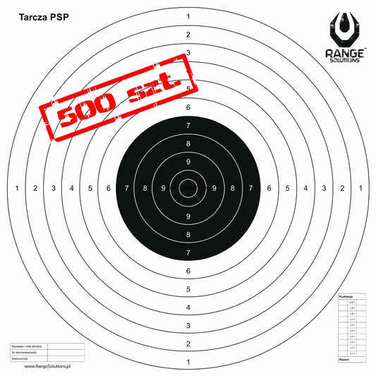Tarcze Strzeleckie Range Solutions TS-2 PSP - 500 szt.