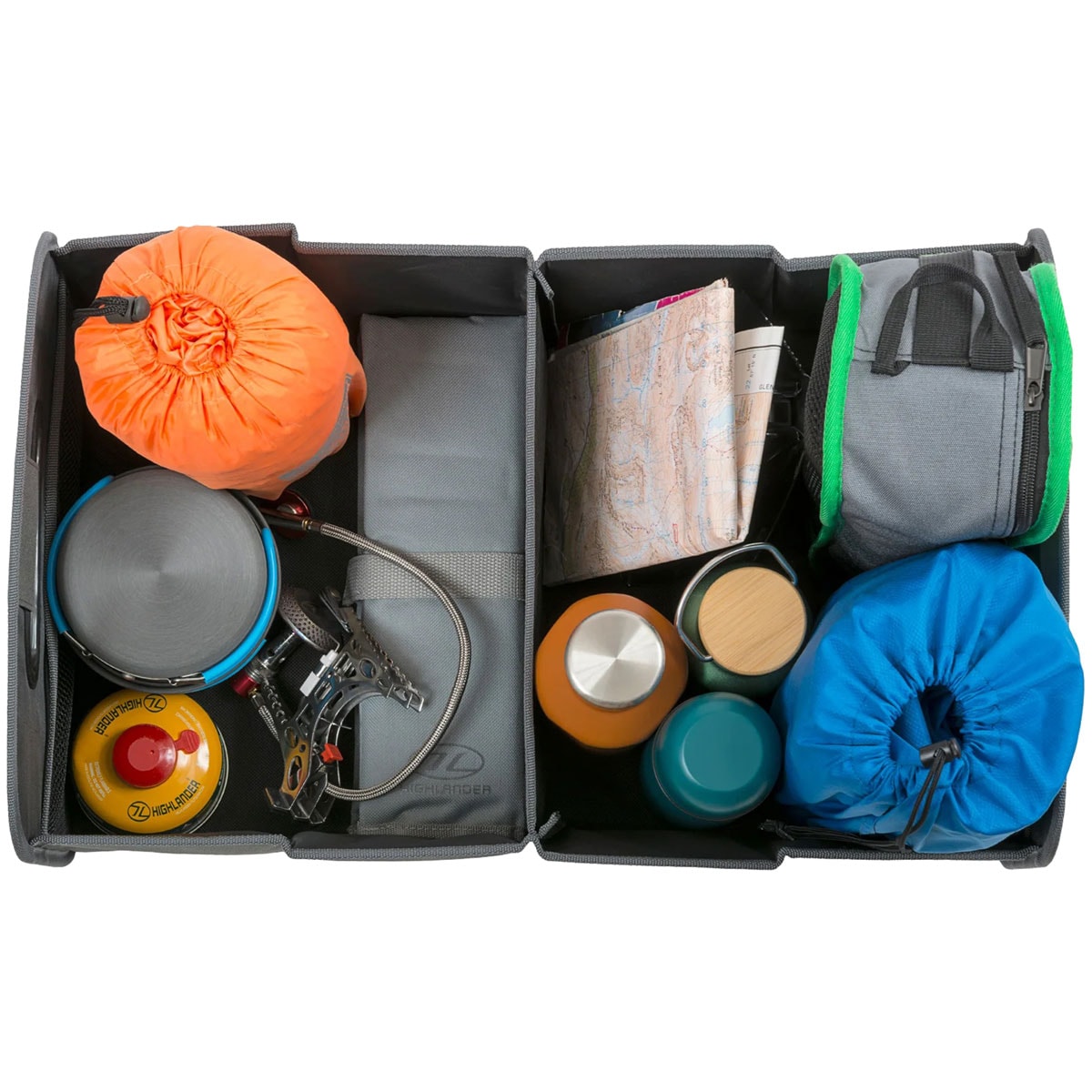 Organizer turystyczny Highlander Outdoor składany - Grey