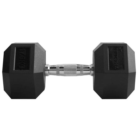 Hantel heksagonalny Thorn+Fit Hex Rubber 17,5 kg