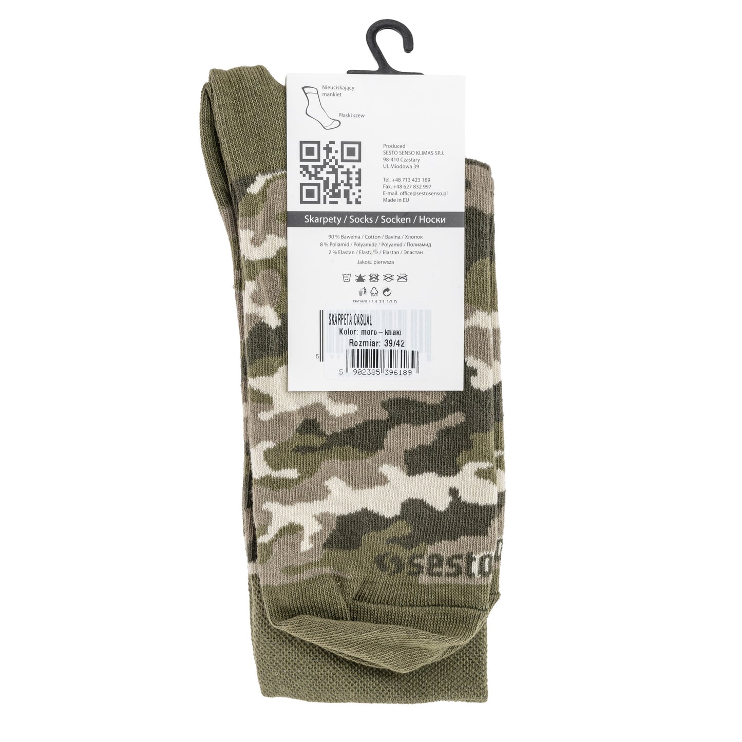 Skarpety Sesto Senso Finest Cotton - Camo