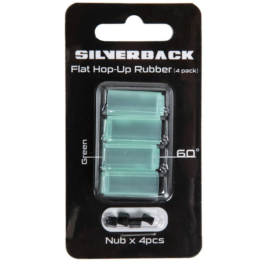Gumki Hop-Up Silverback Airsoft do replik SRS/TAC-41 60 st. 4 szt. - Green