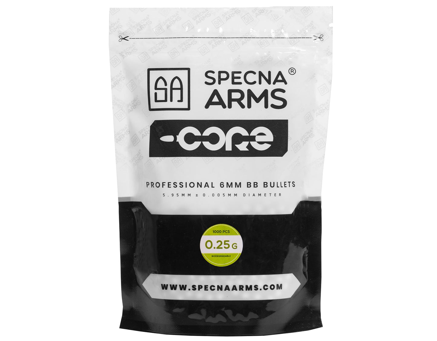Kulki ASG biodegradowalne Specna Arms Core 0,25 g 1000 szt.