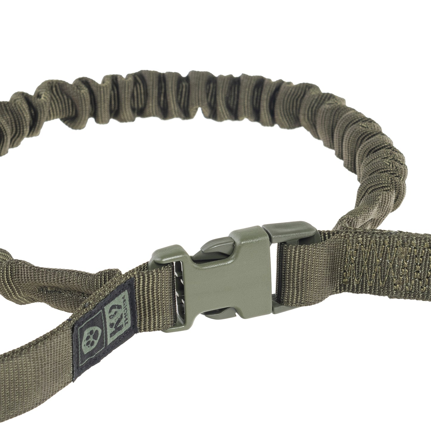 Smycz K9 Thorn Frog Kong z amortyzatorem 150 cm - Oliwkowa