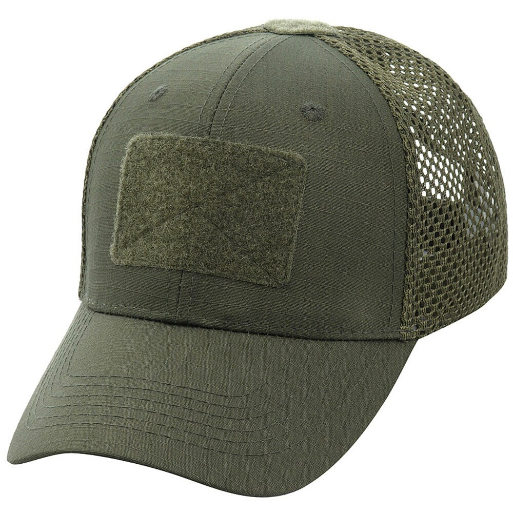 Czapka z daszkiem M-Tac Vent plus velcro Flex Rip-Stop - Army Olive