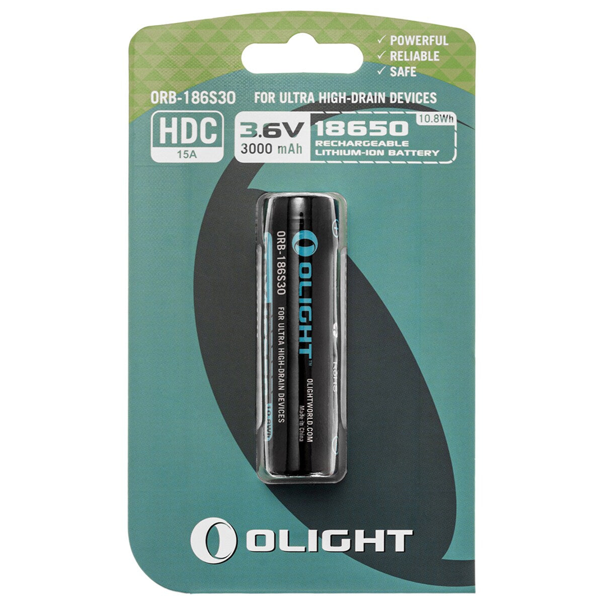 Akumulator 3,6V Olight 18650 3000 mAh HDC