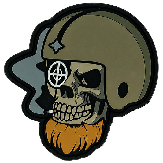 Naszywka 101 Inc. 3D PVC Bearded Skull Pilot